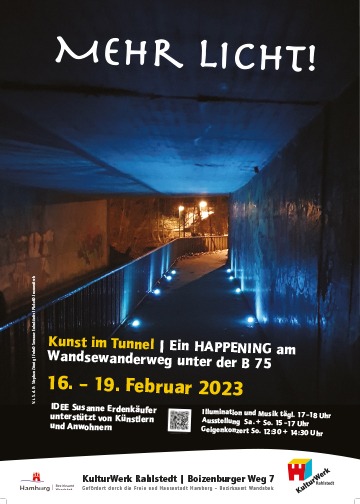Kunst im Tunnel. Mehr Licht!