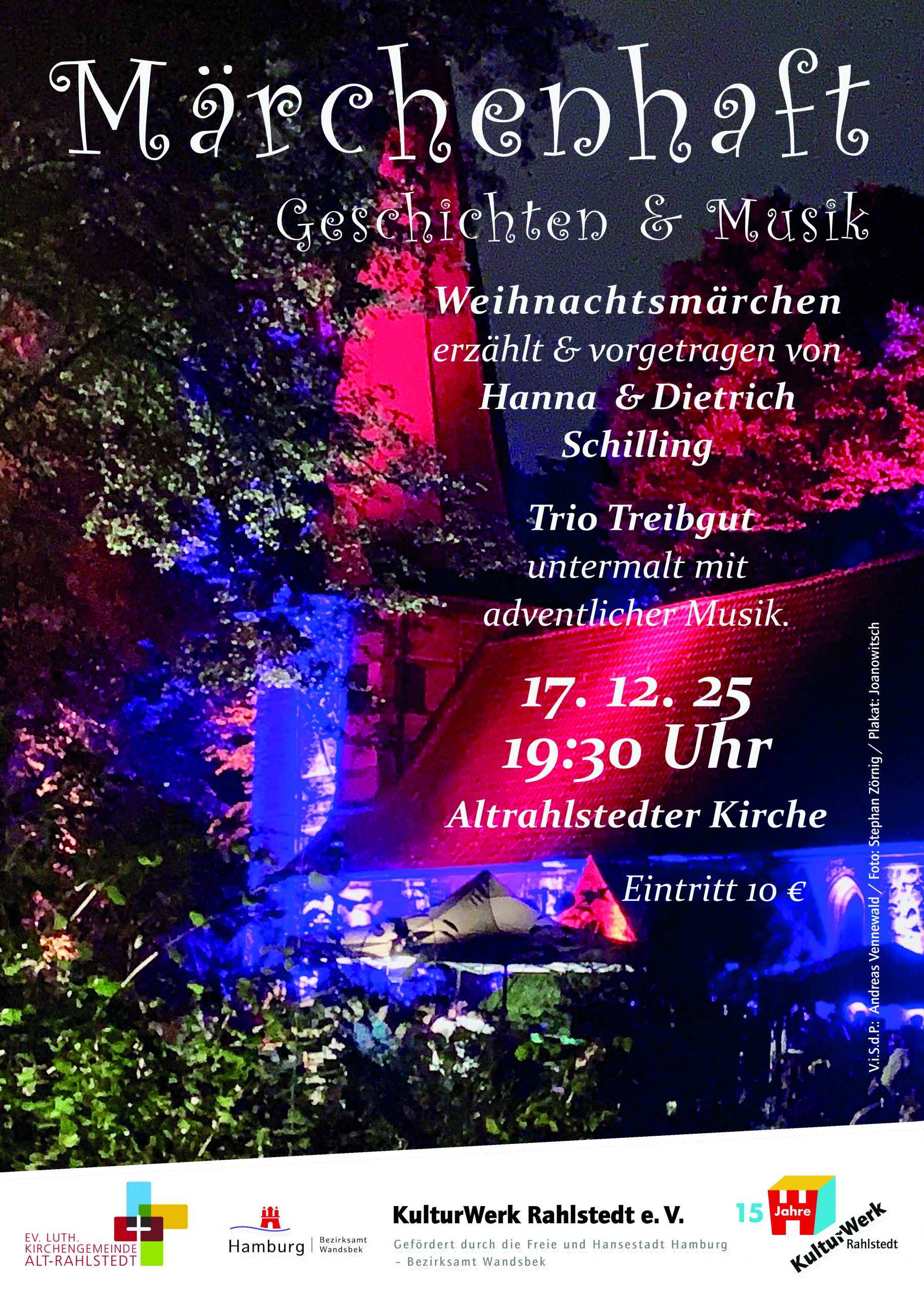 Märchenzauber & Adventsmusik in der Altrahlstedter Kirche