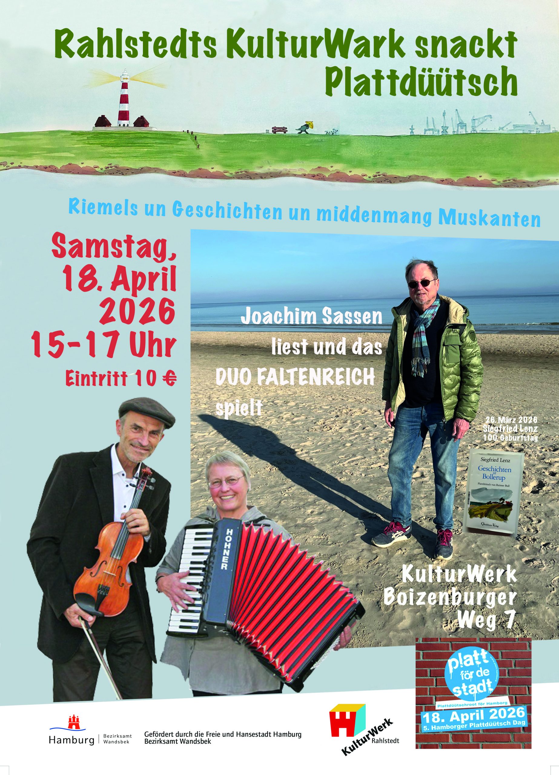 Riemels un Geschichten un middenmang Muskanten