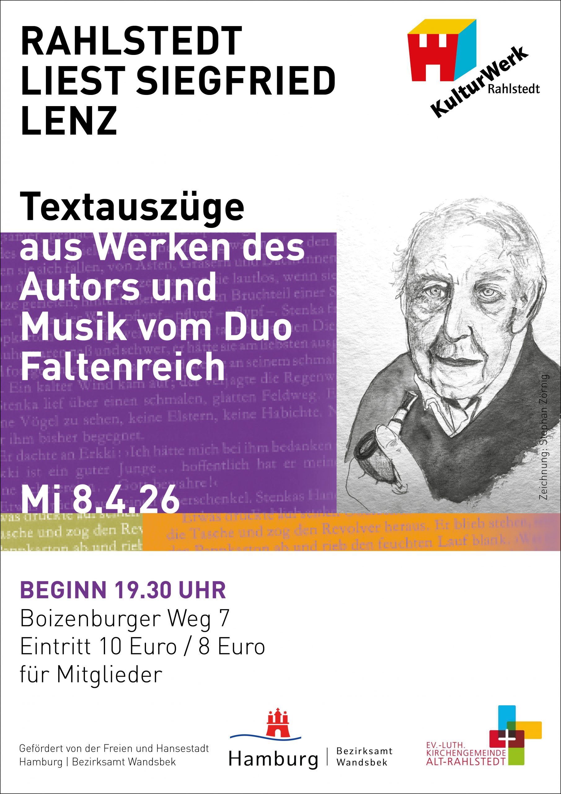 Rahlstedt liest Siegfried Lenz