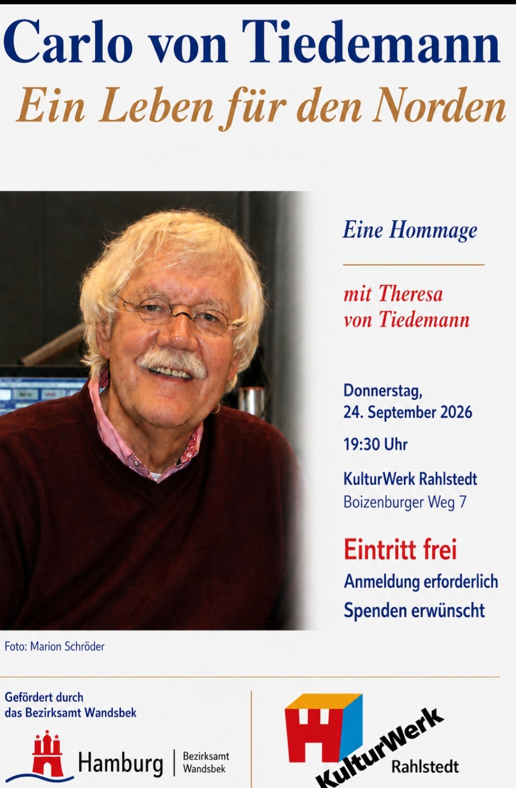 Carlo von Tiedemann – Ein Leben für den Norden